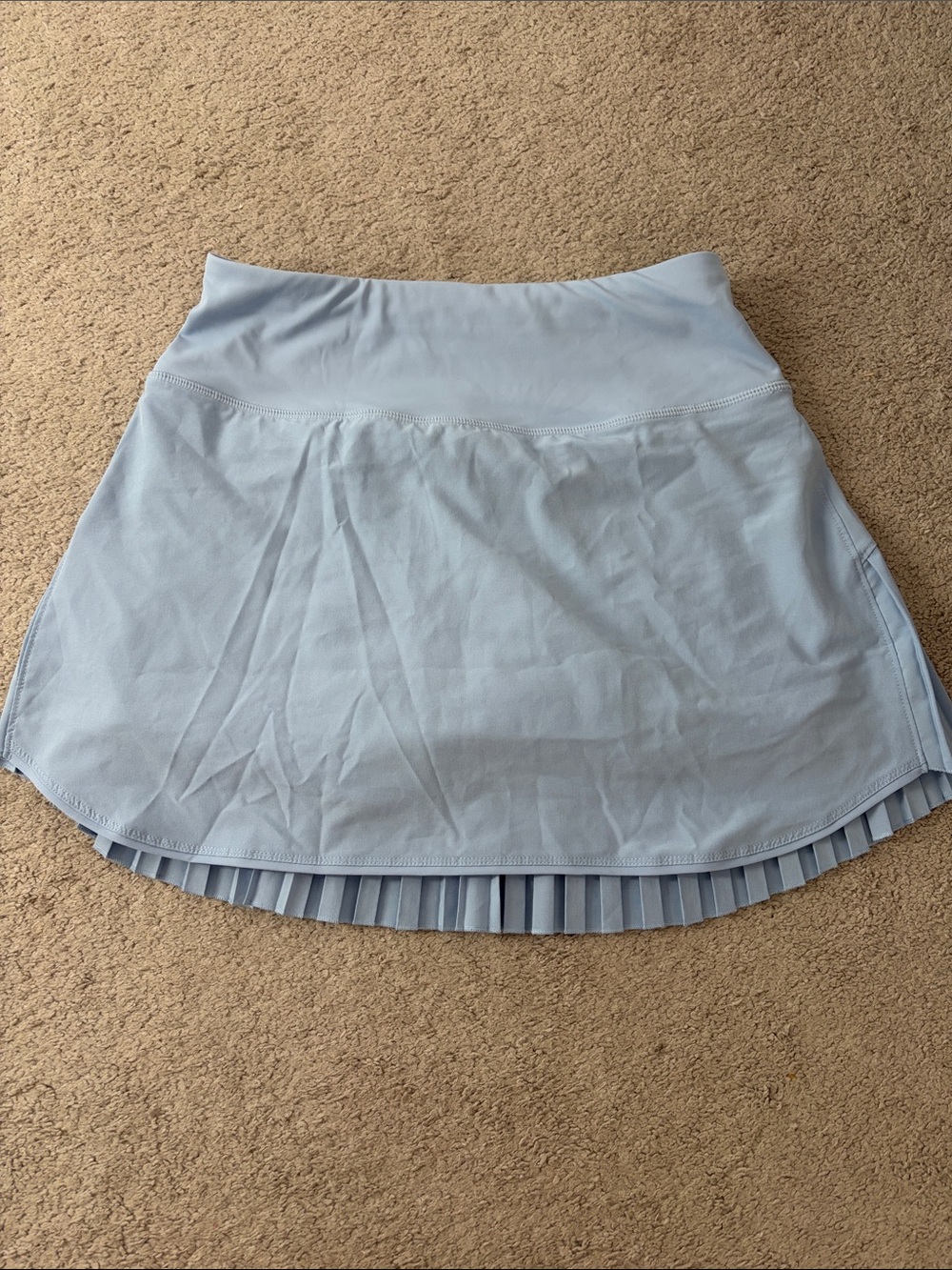 Baleaf Light Blue Pleated Hem Skater Skirt